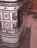 Облицовка каминная «Индивидуальная облицовка» Панорамный экран перед печью