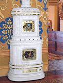 Печь-камин Серджио Леони (Sergio Leoni) Viennese con colonna